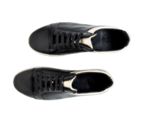 Classic Black Lace-Up Sneakers – Timeless Urban Style