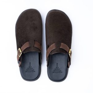 Brown Side Buckle Mules – Altbirks