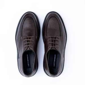 Brown Apron Derby Grained  Boogy Shoes