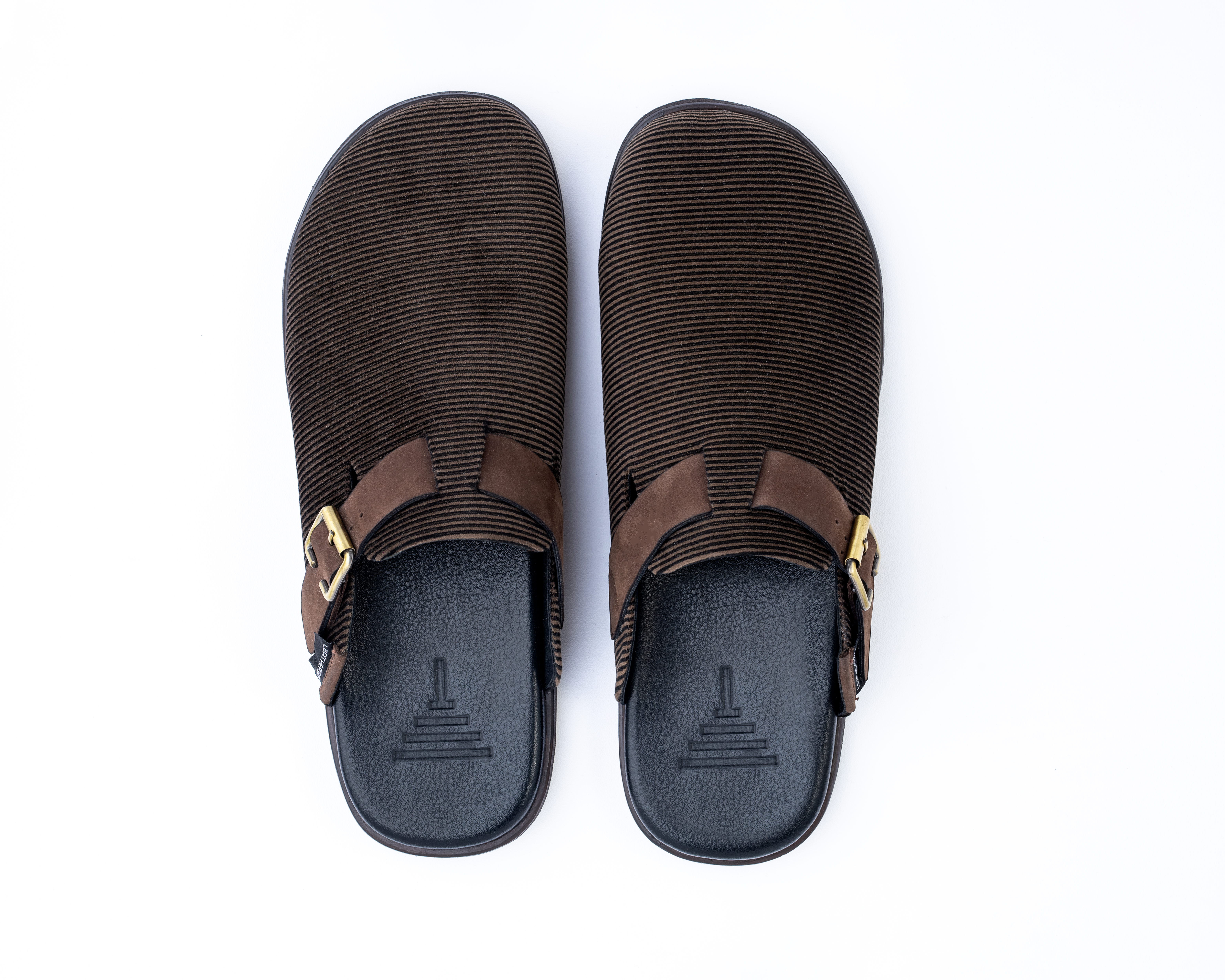 Brown Side Buckle Mules – Altbirks